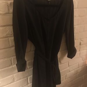 JACK by BB Dakota - black romper with tie